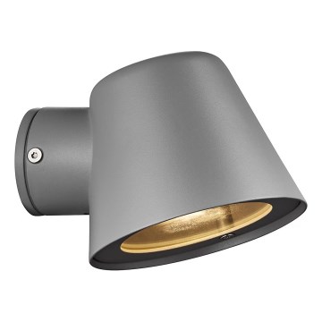 Nordlux - Lauko sieninis šviestuvas ALERIA 1xGU10/35W/230V IP44 pilka