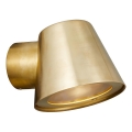 Nordlux - Lauko sieninis šviestuvas ALERIA 1xGU10/35W/230V IP44 žalvaris