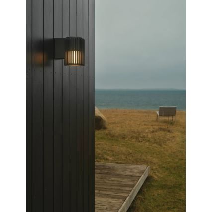 Nordlux - Lauko sieninis šviestuvas ALUDRA 1xE27/15W/230V antracitas