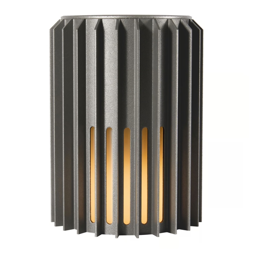 Nordlux - Lauko sieninis šviestuvas ALUDRA 1xE27/15W/230V antracitas