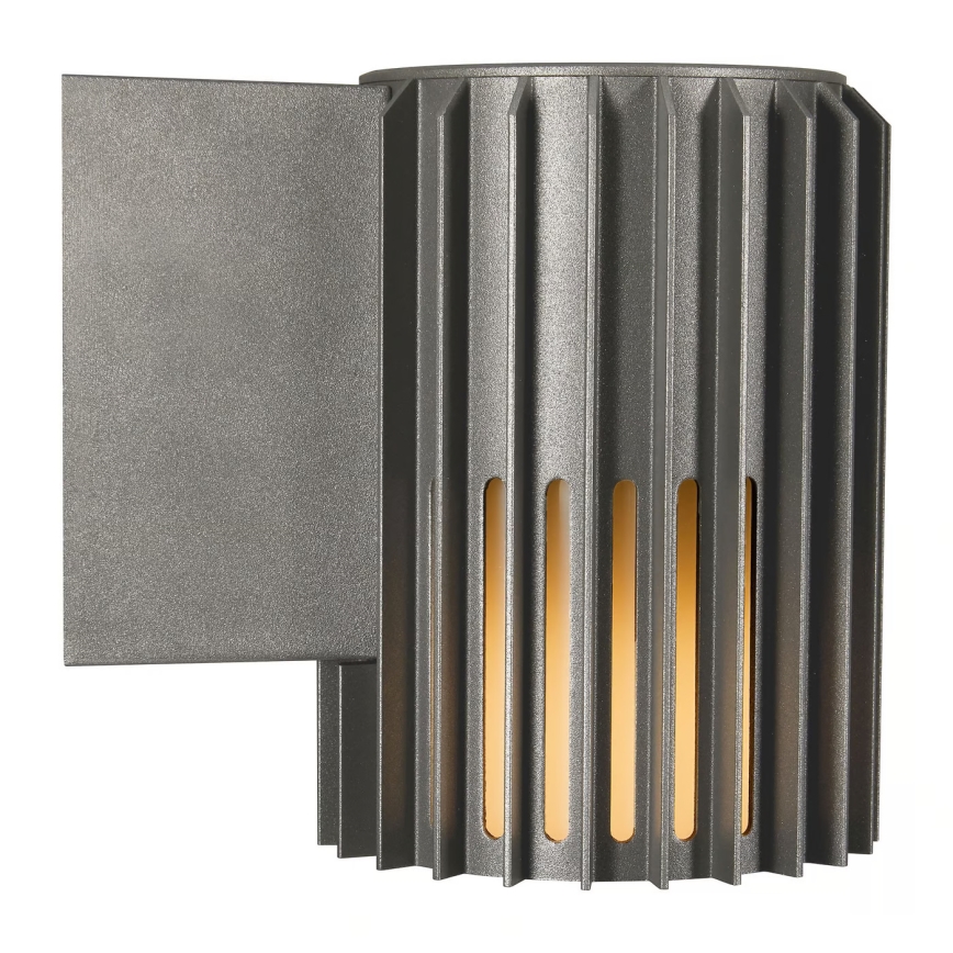 Nordlux - Lauko sieninis šviestuvas ALUDRA 1xE27/15W/230V antracitas