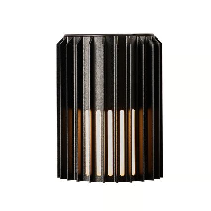 Nordlux - Lauko sieninis šviestuvas ALUDRA 1xE27/15W/230V juoda