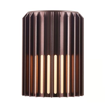 Nordlux - Lauko sieninis šviestuvas ALUDRA 1xE27/15W/230V ruda