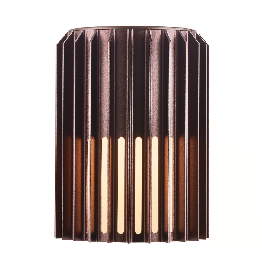 Nordlux - Lauko sieninis šviestuvas ALUDRA 1xE27/15W/230V ruda
