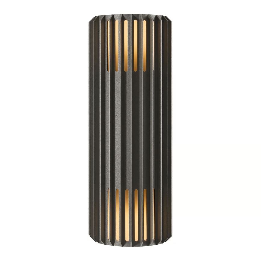 Nordlux - Lauko sieninis šviestuvas ALUDRA 2xE27/15W/230V IP54 antracitas
