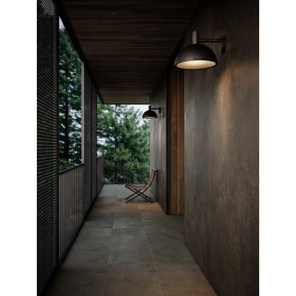 Nordlux - Lauko sieninis šviestuvas ARKI 1xE27/20W/230V IP54 juoda
