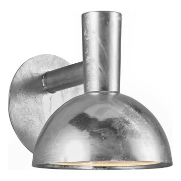 Nordlux - Lauko sieninis šviestuvas ARKI 1xE27/20W/230V IP54 sidabras