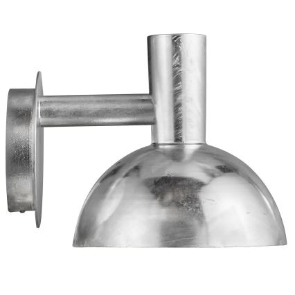 Nordlux - Lauko sieninis šviestuvas ARKI 1xE27/20W/230V IP54 sidabras