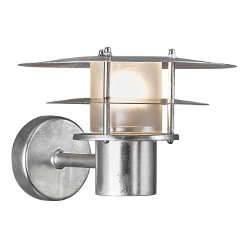Nordlux - Lauko sieninis šviestuvas BASTIA 1xE14/12W/230V IP54 matinis chromas