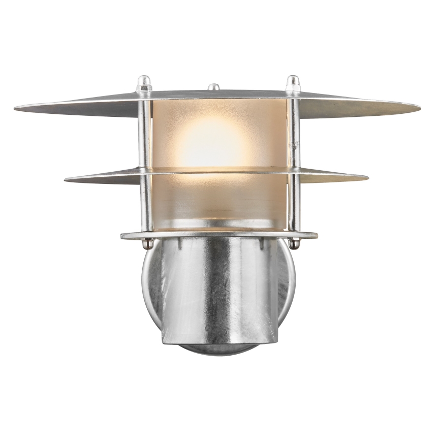 Nordlux - Lauko sieninis šviestuvas BASTIA 1xE14/12W/230V IP54 matinis chromas
