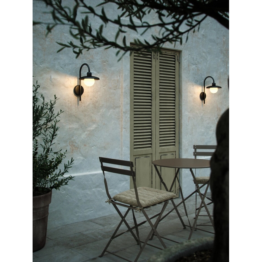Nordlux - Lauko sieninis šviestuvas BERLO 1xE27/10W/230V IP44