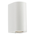 Nordlux - Lauko sieninis šviestuvas CANTO 2xGU10/28W/230V IP44 balta