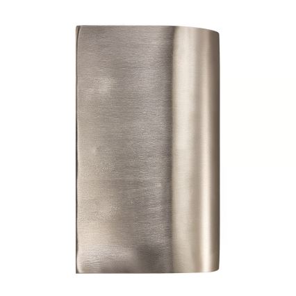 Nordlux - Lauko sieninis šviestuvas CANTO 2xGU10/28W/230V IP44 iš nerūdijančio plieno