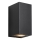 Nordlux - Lauko sieninis šviestuvas CANTO 2xGU10/28W/230V IP44 juodas