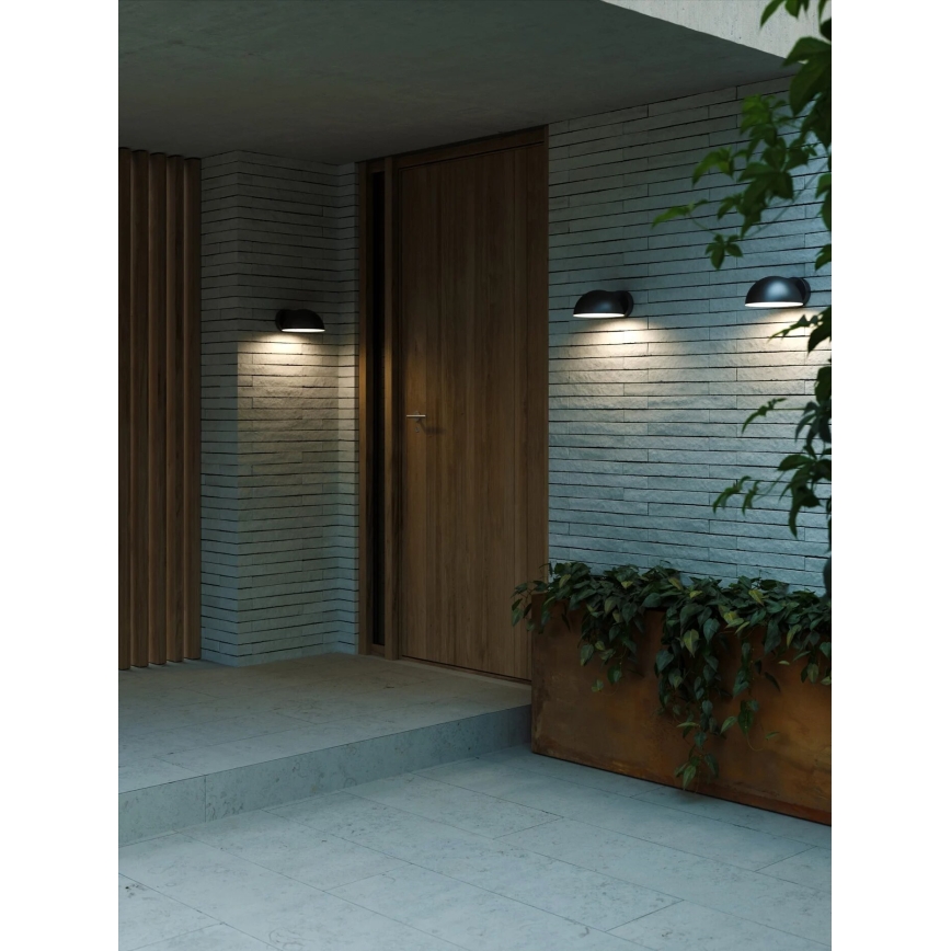 Nordlux - Lauko sieninis šviestuvas CLARSO 1xE27/10W/230V IP44