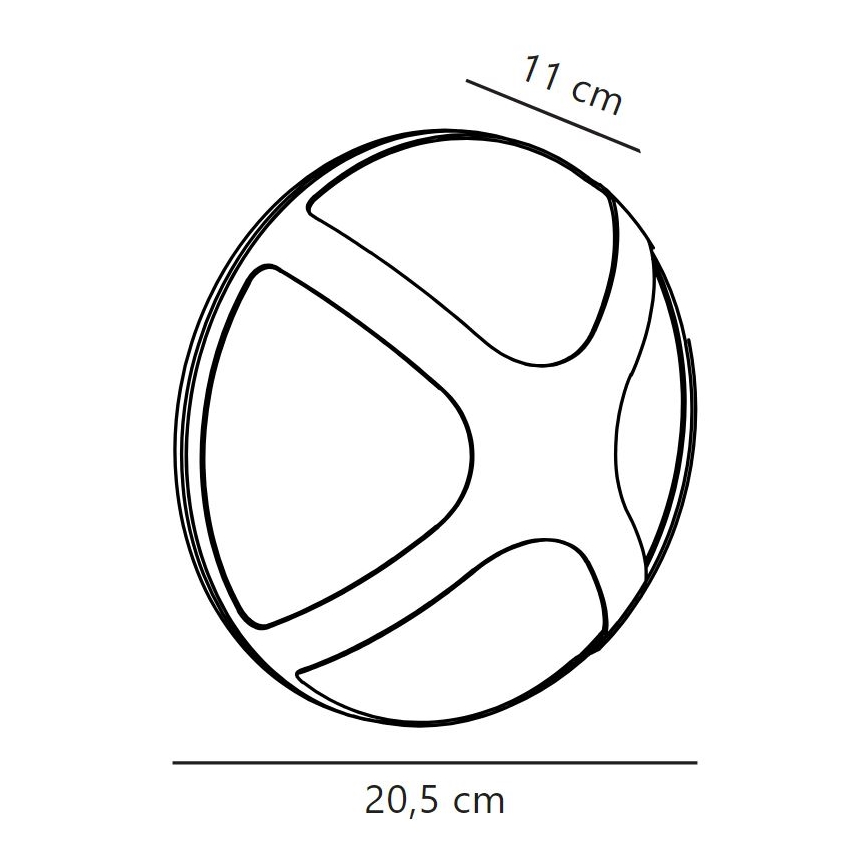 Nordlux - Lauko sieninis šviestuvas CROSS 1xE14/15W/230V IP54