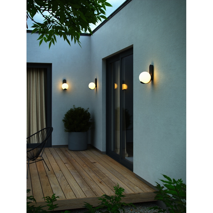 Nordlux - Lauko sieninis šviestuvas DALIUS 1xE27/10W/230V IP44