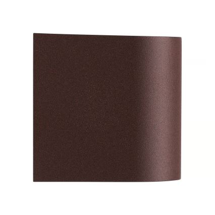 Nordlux - Lauko sieninis šviestuvas DION 1xGU10/25W/230V IP44 rezavá