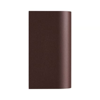 Nordlux - Lauko sieninis šviestuvas DION 2xGU10/25W/230V IP44 rezavá