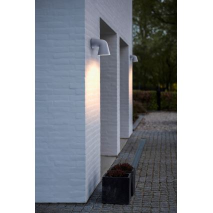 Nordlux - Lauko sieninis šviestuvas FRONT 1xGU10/28W/230V IP44 balta
