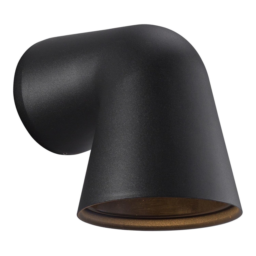 Nordlux - Lauko sieninis šviestuvas FRONT 1xGU10/28W/230V IP44 juoda