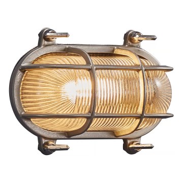 Nordlux - Lauko sieninis šviestuvas HELFORD 1xE27/12,5W/230V IP64 pilkas