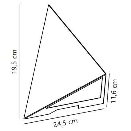 Nordlux - Lauko sieninis šviestuvas KONIT 1xGU10/10W/230V IP44