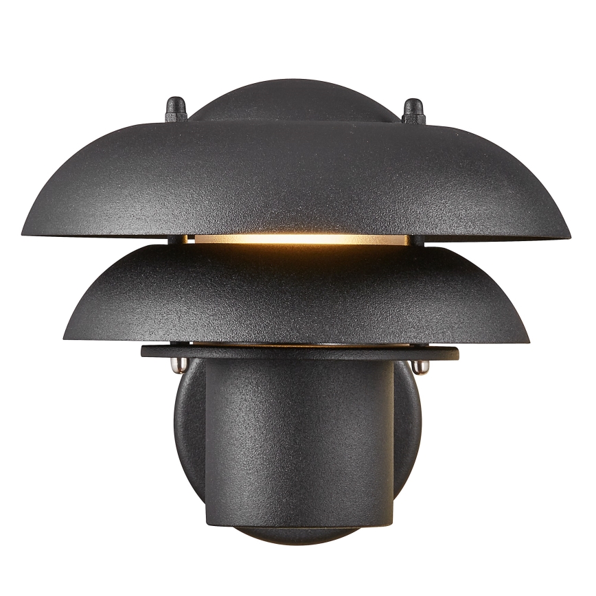 Nordlux - Lauko sieninis šviestuvas KURNOS 1xE14/12W/230V IP54 juoda