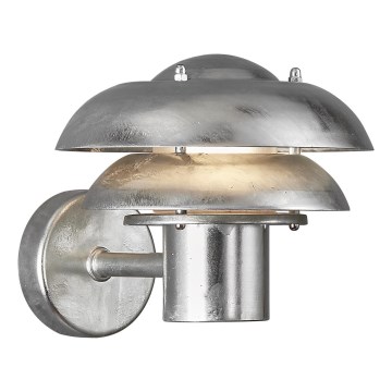 Nordlux - Lauko sieninis šviestuvas KURNOS 1xE14/12W/230V IP54 matinis chromas