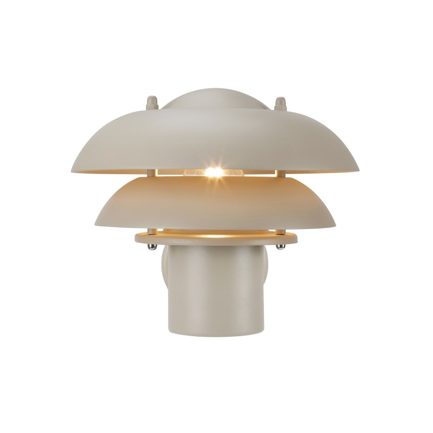 Nordlux - Lauko sieninis šviestuvas KURNOS 1xE14/12W/230V IP54 smėlio spalva