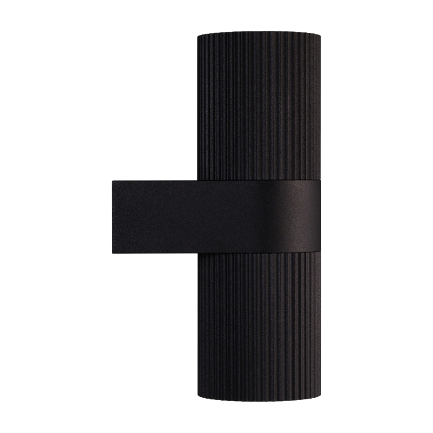 Nordlux - Lauko sieninis šviestuvas KYKLOP 2xGU10/25W/230V IP54 juoda