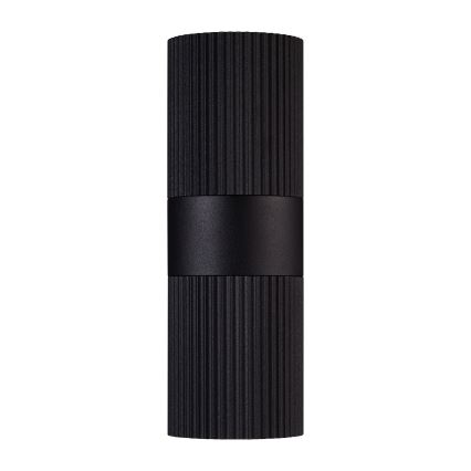 Nordlux - Lauko sieninis šviestuvas KYKLOP 2xGU10/25W/230V IP54 juoda