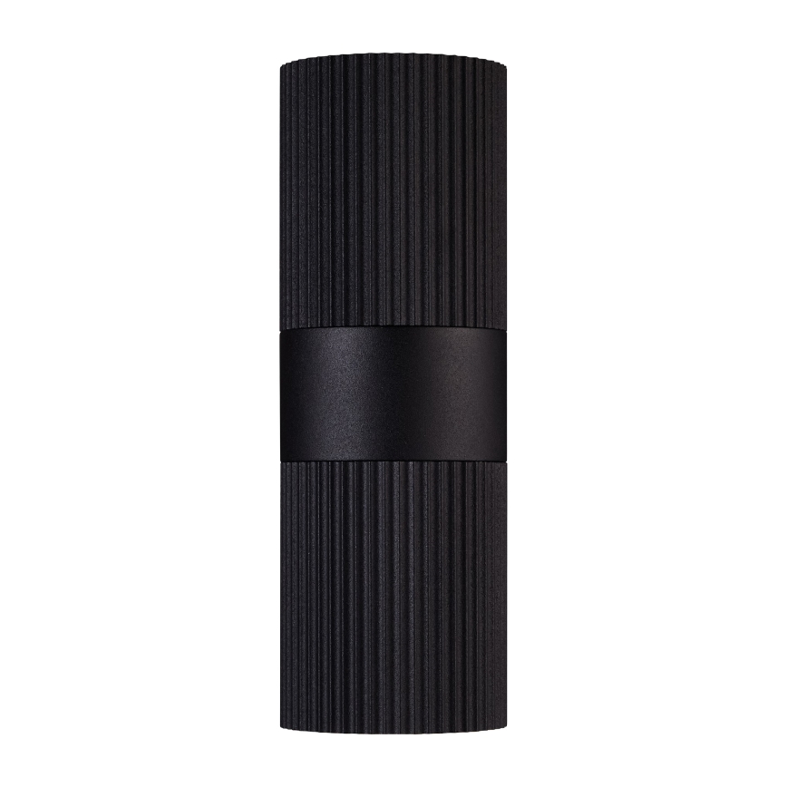 Nordlux - Lauko sieninis šviestuvas KYKLOP 2xGU10/25W/230V IP54 juoda
