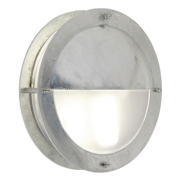 Nordlux - Lauko sieninis šviestuvas MALTA 1xE27/60W/230V IP54 sidabras
