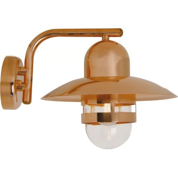 Nordlux - Lauko sieninis šviestuvas NIBE 1xE27/60W/230V IP54 varinis