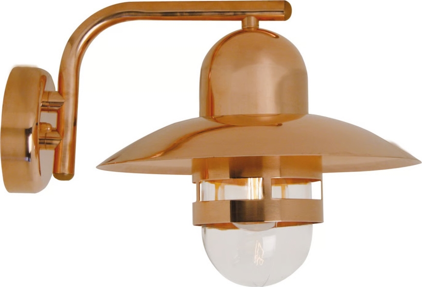 Nordlux - Lauko sieninis šviestuvas NIBE 1xE27/60W/230V IP54 varinis