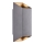 Nordlux - Lauko sieninis šviestuvas NICO 2xGU10/25W/230V IP54 antracitas