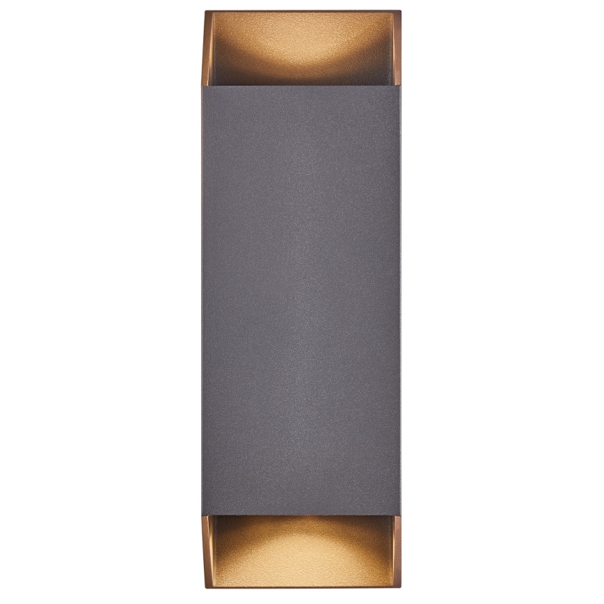 Nordlux - Lauko sieninis šviestuvas NICO 2xGU10/25W/230V IP54 antracitas