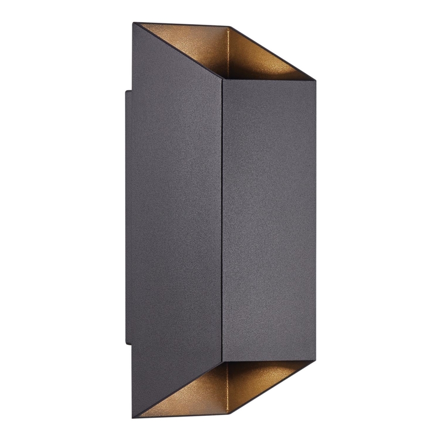 Nordlux - Lauko sieninis šviestuvas NICO 2xGU10/25W/230V IP54 juoda