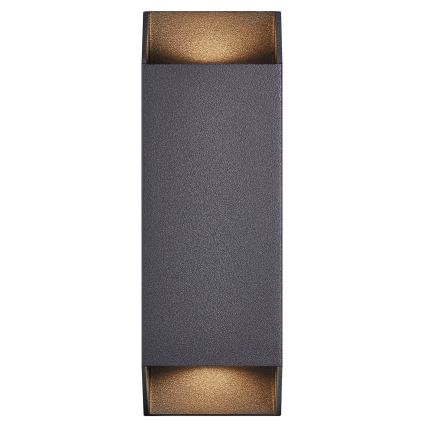 Nordlux - Lauko sieninis šviestuvas NICO 2xGU10/25W/230V IP54 juoda