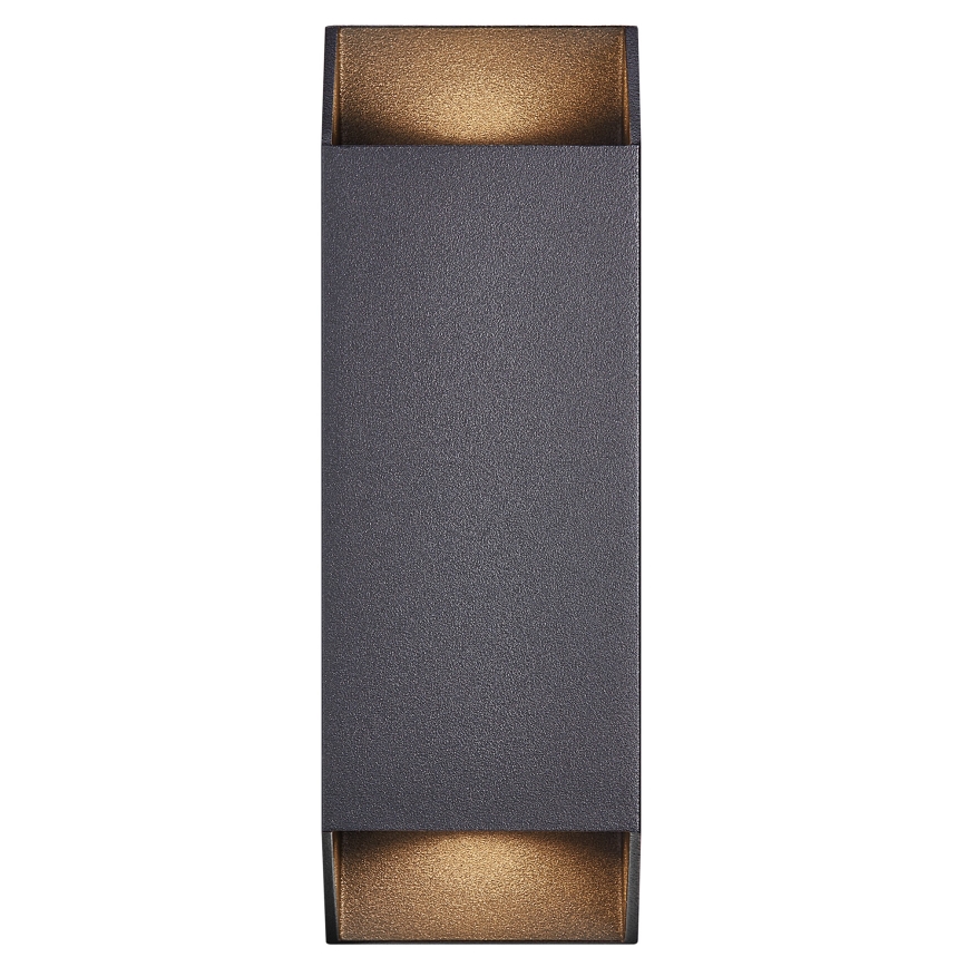 Nordlux - Lauko sieninis šviestuvas NICO 2xGU10/25W/230V IP54 juoda
