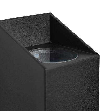 Nordlux - Lauko sieninis šviestuvas NICO 2xGU10/25W/230V IP54 juoda
