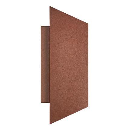 Nordlux - Lauko sieninis šviestuvas NICO 2xGU10/25W/230V IP54 ruda