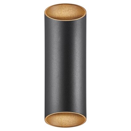 Nordlux - Lauko sieninis šviestuvas NICO 2xGU10/35W/230V IP54 juoda