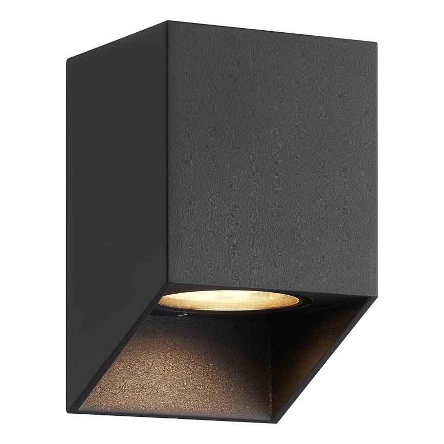 Nordlux - Lauko sieninis šviestuvas NIKO 1xGU10/25W/230V IP54 juodas