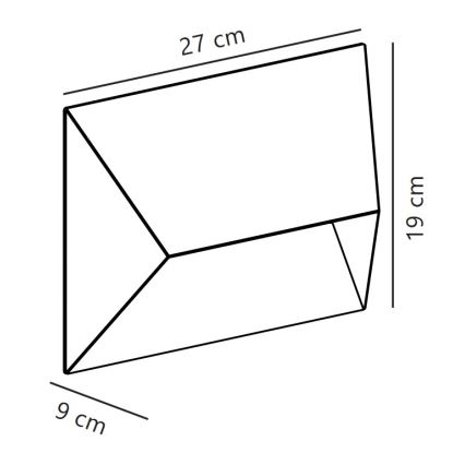 Nordlux - Lauko sieninis šviestuvas PONTIO 2xGU10/25W/230V IP54