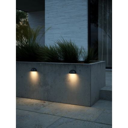 Nordlux - Lauko sieninis šviestuvas SCORPIUS 1xE14/15W/230V IP44 juoda