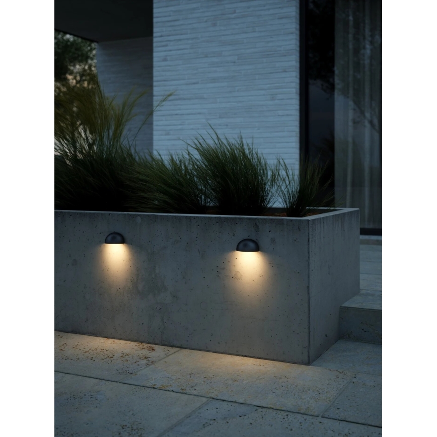 Nordlux - Lauko sieninis šviestuvas SCORPIUS 1xE14/15W/230V IP44 juoda