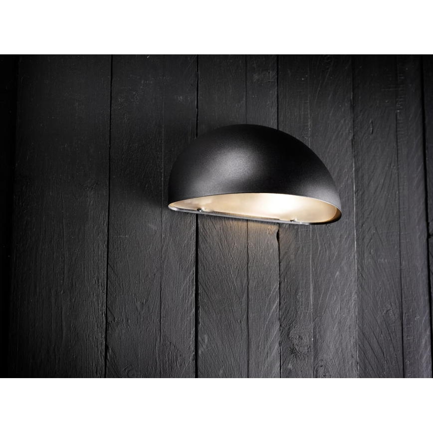 Nordlux - Lauko sieninis šviestuvas SCORPIUS 1xE14/40W/230V IP33 juoda