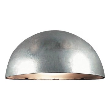 Nordlux - Lauko sieninis šviestuvas SCORPIUS 1xE14/40W/230V IP33 sidabras